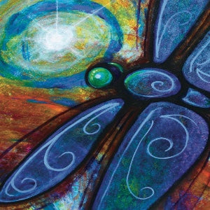 Design Highlight: Wings of Rebirth Dragonfly Yoga Mat