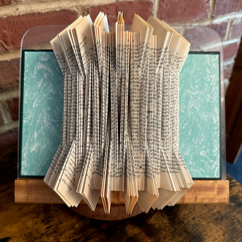 Big Raven Yoga Airplane Mode Folded Book (Green Marbled Jacket) Folded Book