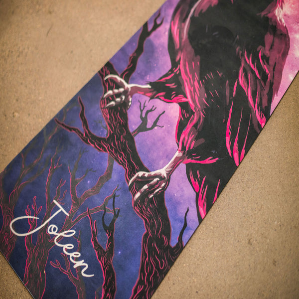 Raven Galaxy Yoga Mat Big Raven Yoga