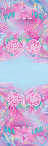 Big Raven Yoga C’est ne pas une femme by Amanda Boekhout Yoga Mat