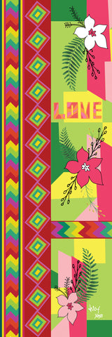 Big Raven Yoga Tropical Escape by Lucy Penfield Yoga Mat