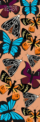 Big Raven Yoga Butterflies & Moths by Lauren Echo Yoga Mat