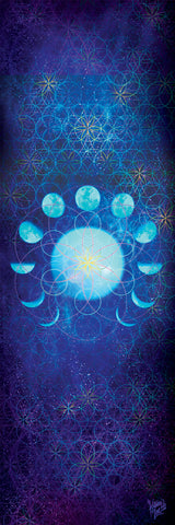 Big Raven Yoga Lunar Geometry by Katsina Love Yoga Mat