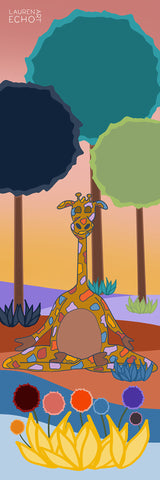 Big Raven Yoga Meditating Marvin by Lauren Echo Yoga Mat