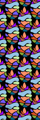 Big Raven Yoga Rainbow Cones by Lauren Echo Yoga Mat