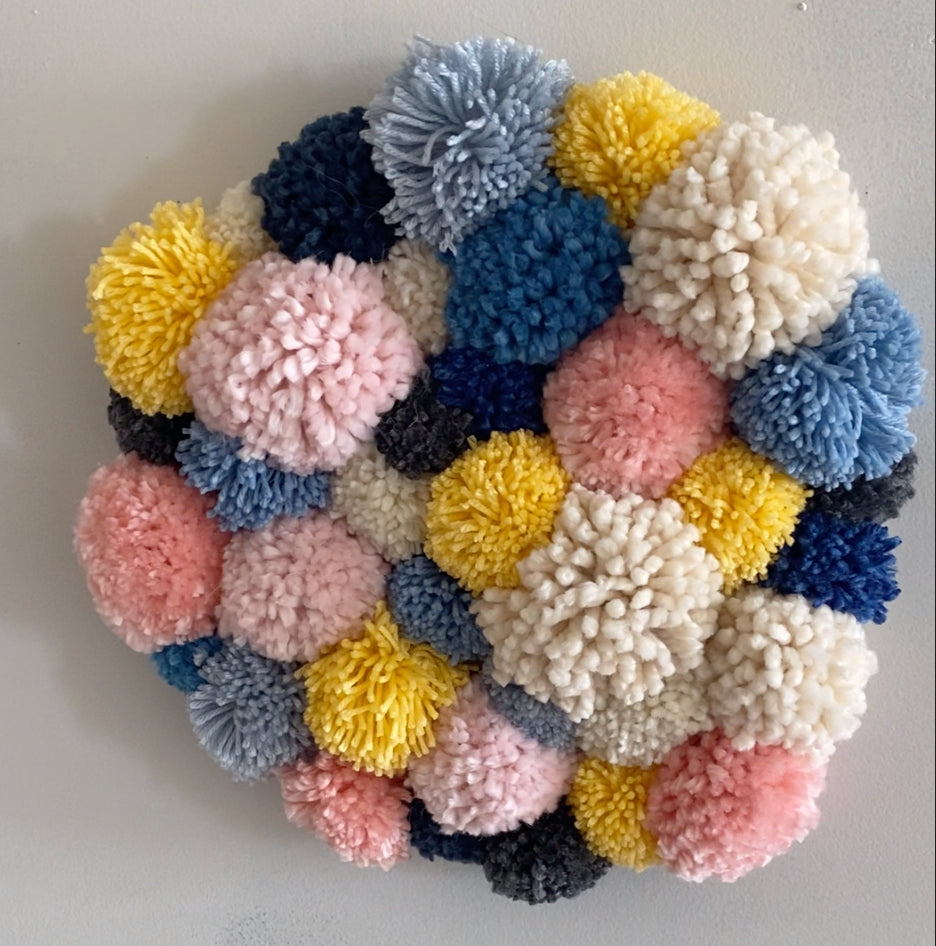 Framed Pom Poms