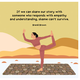 Big Raven Yoga Share Our Story Doodle Card