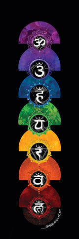 Big Raven Yoga Wildslice Chakras by Nicole Labonte Yoga Mat