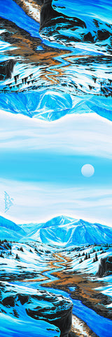 Big Raven Yoga Winter's End by Emily LaVelle Yoga Mat