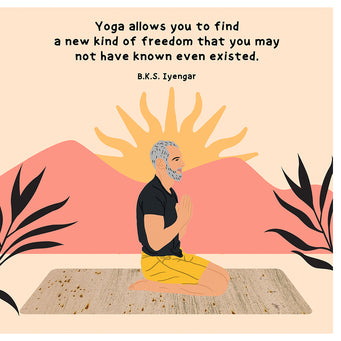 Big Raven Yoga Yoga Allows You Doodle Card