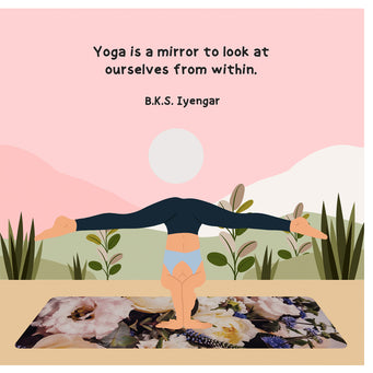 Big Raven Yoga Yoga Is A Mirror Doodle Card