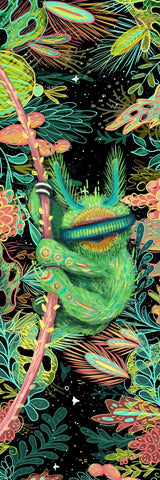 Big Raven Yoga Sloth is Gewd by Lyn Sweet Yoga Mat