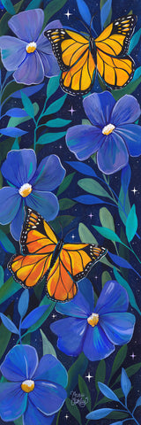 Big Raven Yoga Monarchs by Maria Overlay Yoga Mat