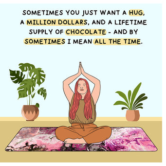 Big Raven Yoga A Lifetime Supply Of Chocolate Doodle Card