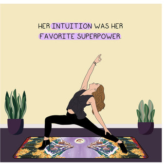 Big Raven Yoga Favorite Superpower Doodle Card