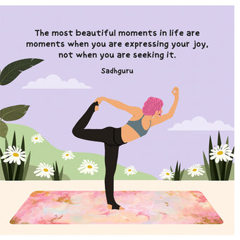 Big Raven Yoga Expressing Your Joy Doodle Card