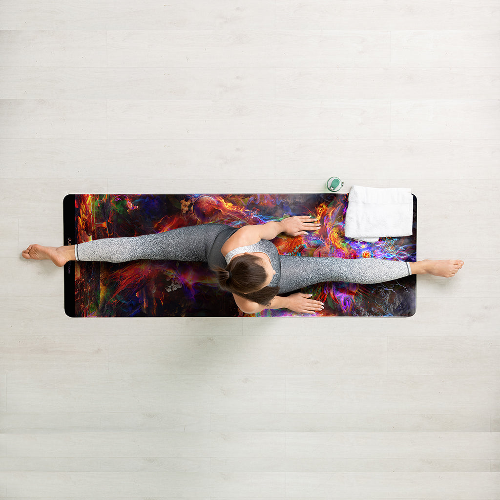 Fire Goddess by Jumbie Art Yoga Mat – Big Raven Yoga