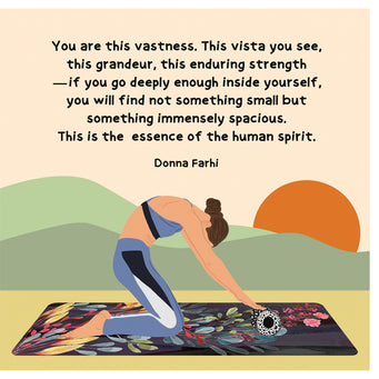 Big Raven Yoga Human Spirit Doodle Card