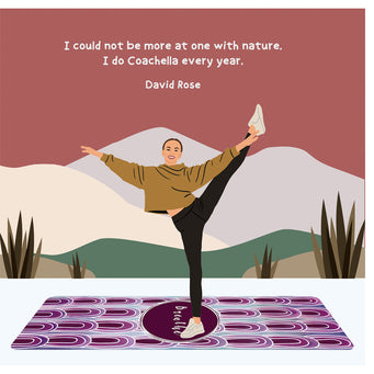 Big Raven Yoga I Do Coachella Doodle Card