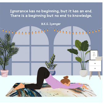 Big Raven Yoga Ignorance Doodle Card