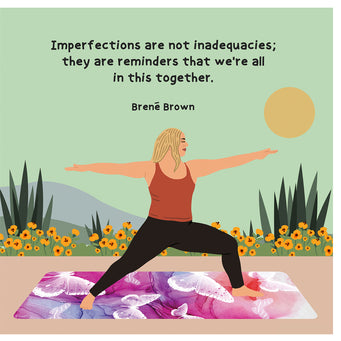 Big Raven Yoga Imperfections Doodle Card