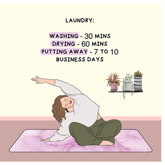 Big Raven Yoga Laundry Doodle Card