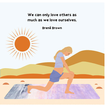 Big Raven Yoga Love Ourselves Doodle Card