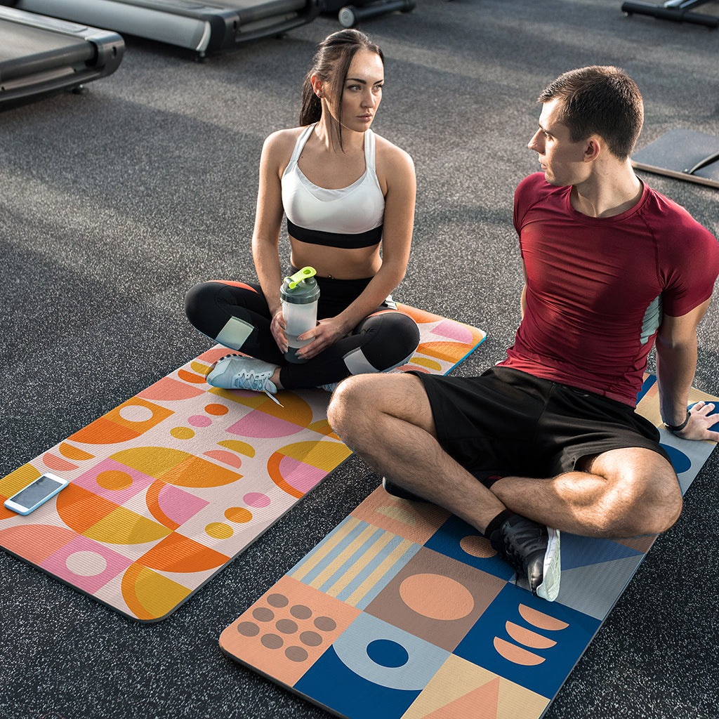 Yoga Mat In Use