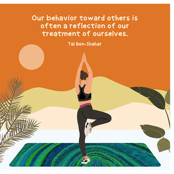 Big Raven Yoga Our Behavior Doodle Card