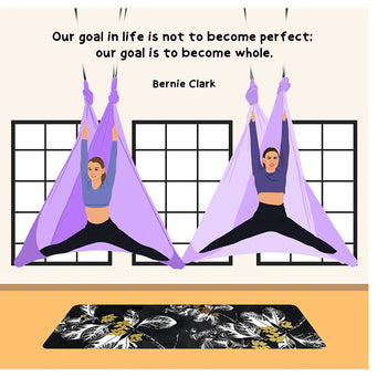 Big Raven Yoga Our Goal In Life Doodle Card