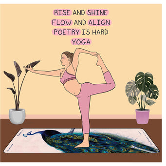 Big Raven Yoga Poetry Yoga Doodle Card