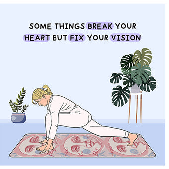 Big Raven Yoga Some Things Break Your Heart Doodle Card