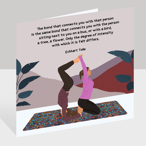 The Bond Doodle Card – Big Raven Yoga