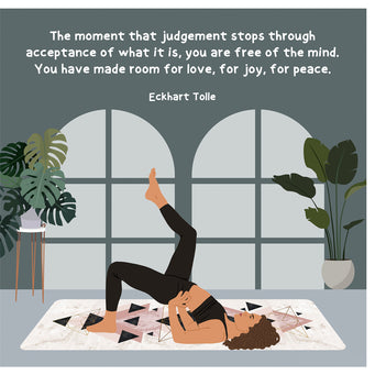 Big Raven Yoga The Moment Doodle Card