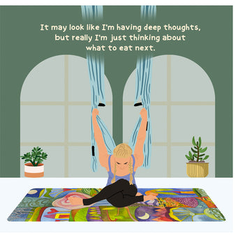 Big Raven Yoga What To Eat Next Doodle Card