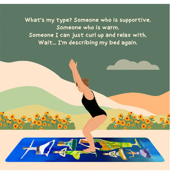 Big Raven Yoga What's My Type Doodle Card