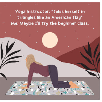 Big Raven Yoga Yoga Instructor Doodle Card