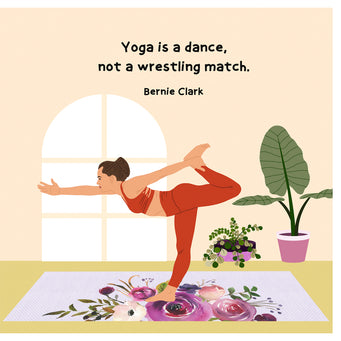 Big Raven Yoga Yoga Is A Dance Doodle Card