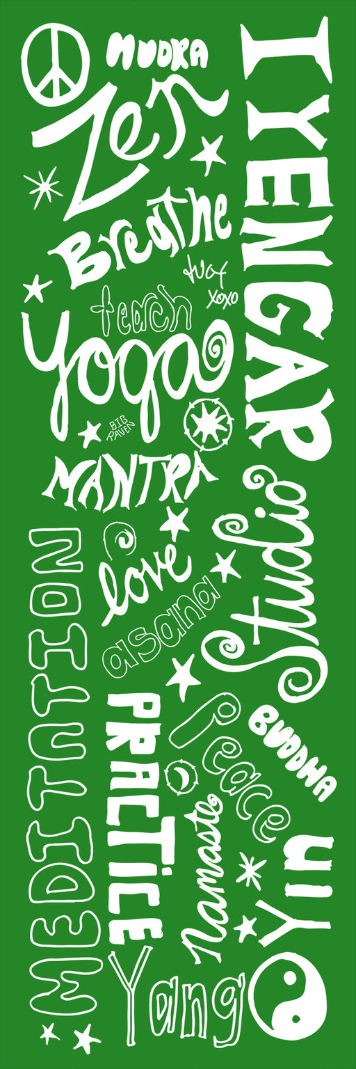 Yoga Mudra by Lucy Penfield Yoga Mat Big Raven Yoga