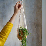 Big Raven Yoga Reclaimed Art: Macramé Plant Hanger, Book Mobile, Book Paper Wreath, and Map Mums Retreat